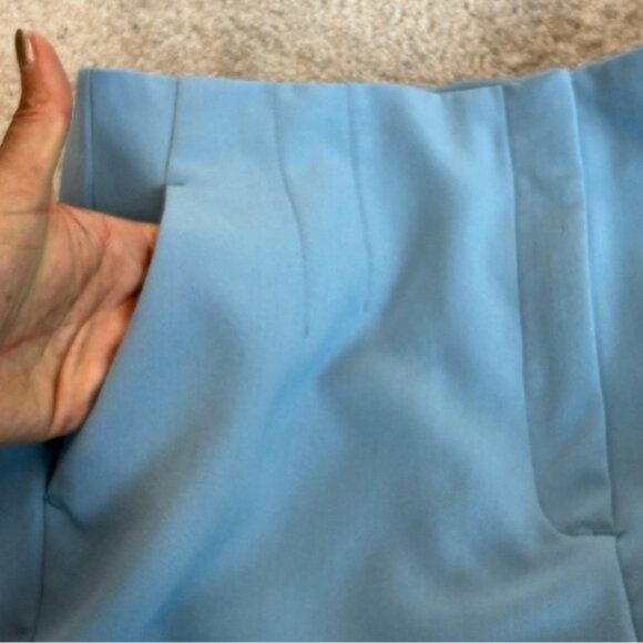 Dynamite Lina Full Length Slim Pants -Ashley Blue Sz 8 pronounced seams pockets - Picture 5 of 15